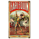 Vintage Harlequin Sign 8x14