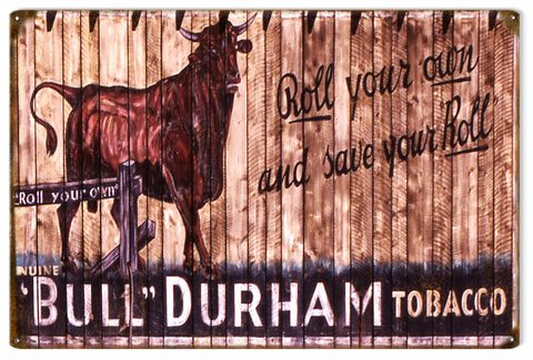 Vintage Bull Durham Cigar Sign