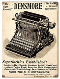 Vintage Densmore Typewriter 9x12