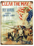 Vintage Buy Bonds Sign 9x12