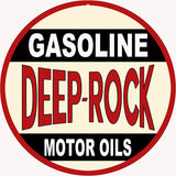 Deep Rock motor Oils Sign 14 Round