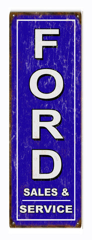 Vintage Ford Service Sign 8x24