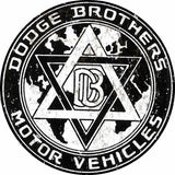 Vintage Dodge Brothers Sign 14 Round