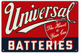Universal Batteries Sign