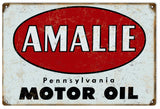 Vintage Amalie Motor Oil Sign