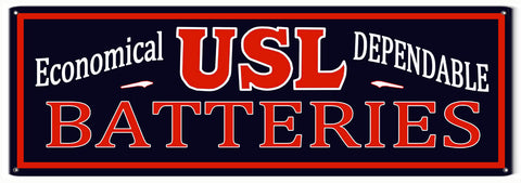 USL Batteries Sign 6x18