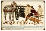 Vintage US Army Veterinary Corp Sign