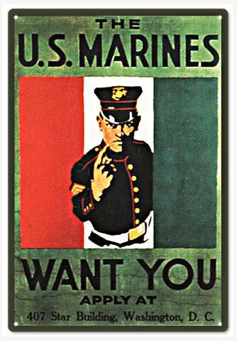 US Marines Wants You Recruiting Military Sign