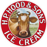 HP Hood And Sons Ice Cream Sign 14 Round