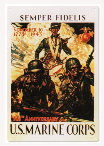 Marines 12x18 Sign