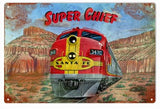 Super Chief Locomotive Sign