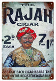 Rajah Cigar Vintage Looking sign is 12x18