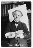 Harry Houdini Locked Up Sign 12x18 sign