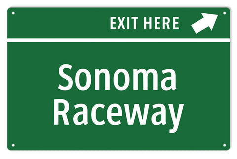 Sonoma Raceway Sign