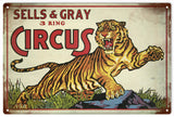 Sells and Gray Vintage Looking Metal Sign