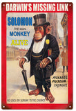 Darwins missing Link Monkey lives Darwin's missing Link Monkey lives Metal Sign