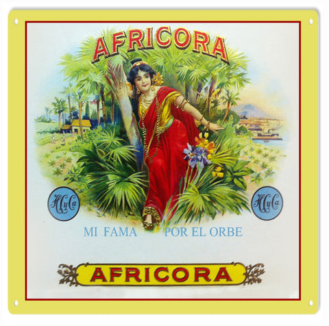 AFRICORA old time sign