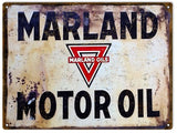 Vintage Maryland Motor Oil Sign 9x12