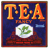 Vintage TEA Produce Sign 12x12