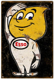 Vintage ESSO Motor Oil Metal Sign