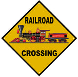 Railroad Crossing Sign With Baldwin 440