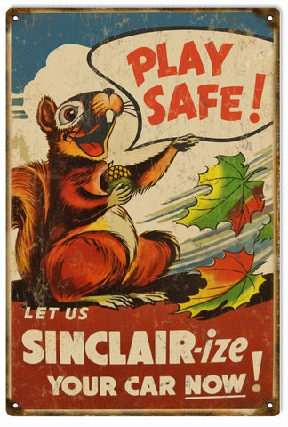 Vintage Sinclair Motor Oil Sign