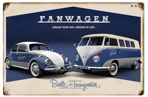 Vintage VW Fanwagon Sign