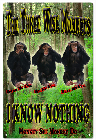 The Three Wise Monkeys Sign