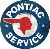 Pontiac Service Station Sign Round 14