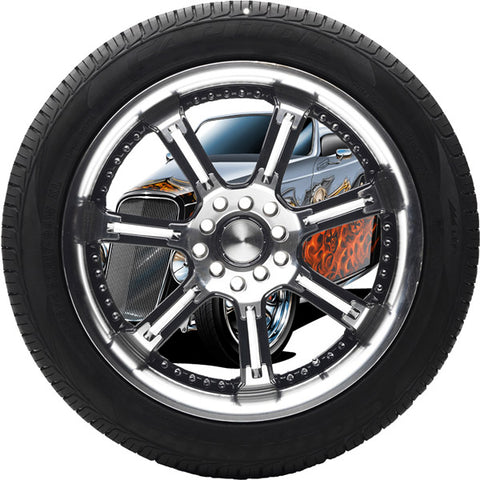 Hot Rod Tire Sign Round 14