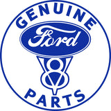 Genuine Ford V8 Parts Hot Rod Sign Round 14