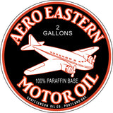Aero Eastern Motor Oil Gasoline Sign Round 14
