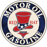 Motor oil Gasoline Sign Round 14