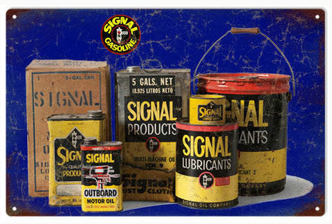 Vintage Signal Gasoline Sign