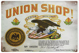 Vintage Union Shop Barber Sign