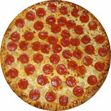 Large Pepperoni And Cheese Pizza Sign Round 14