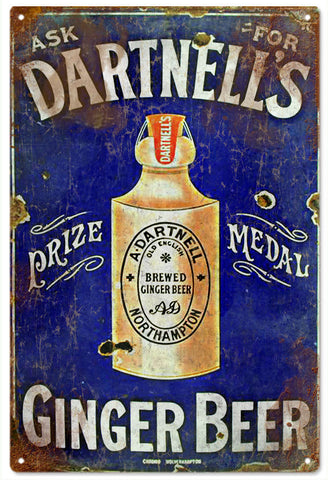 Old Vintage Dartnells Beer Sign