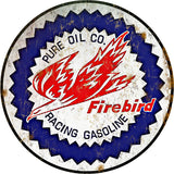 Vintage Firebird Gasoline Metal Sign