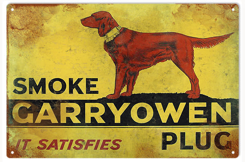 Vintage Garryowen Cigar Sign