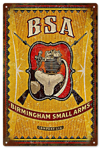 Vintage BSA Gun Sign