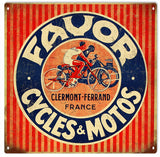 Vintage Favor Cycles Sign 12x12