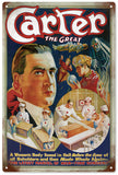 Vintage Carter The Great Magician Sign