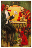 Vintage Scull Magician Sign