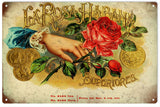 Vintage La Rosa Cigar Metal Sign