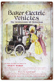 Vintage Electric Vehicle Sign