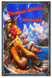 Vintage Dream Mermaid Sign
