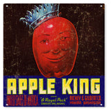 Vintage Yakima Washington Apple Metal Sign