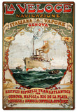Vintage La Veloce Travel Cruise Sign