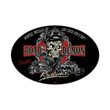 Road Demon Kustoms Metal Sign Wall Decor 18 x 12
