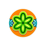 Flower 2 Metal Sign Wall Decor 14 x 14